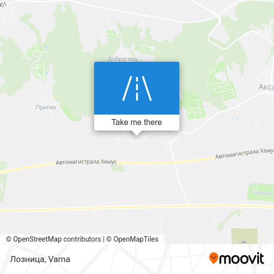Карта Лозница