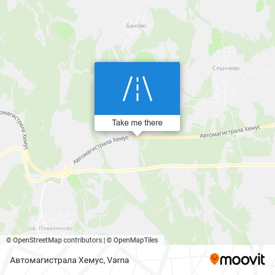Автомагистрала Хемус map