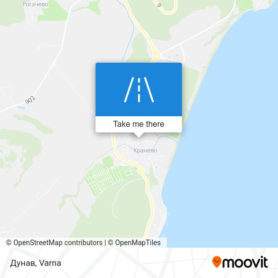 Дунав map