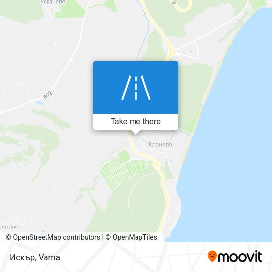 Карта Искър
