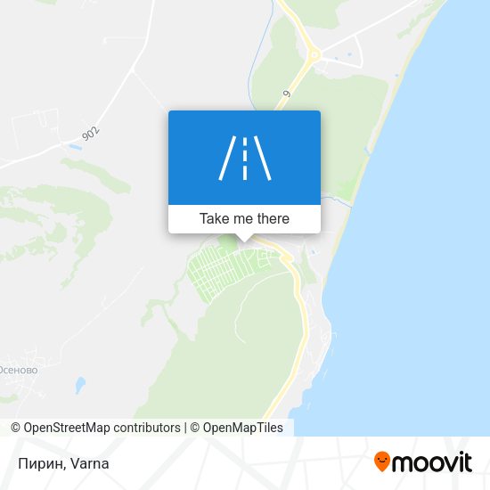 Пирин map