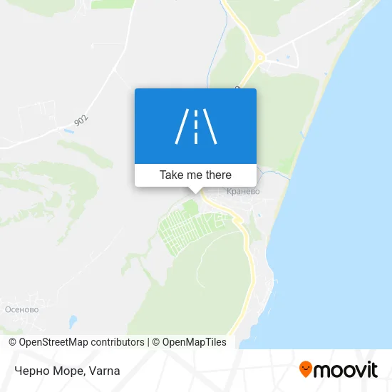 Карта Черно Море