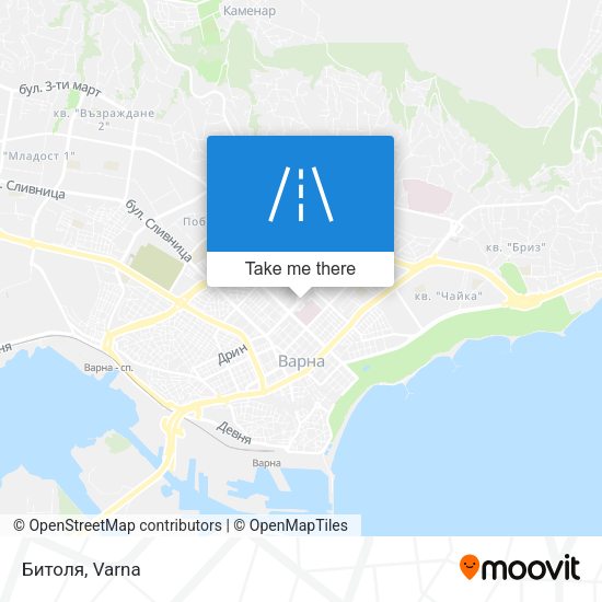 Битоля map