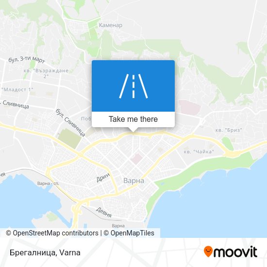 Брегалница map