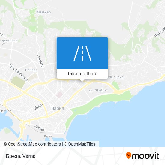 Бреза map
