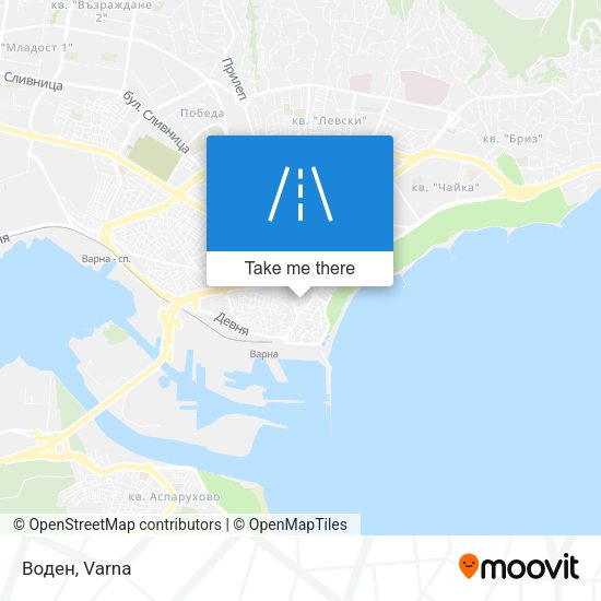 Воден map