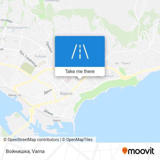 Войнишка map