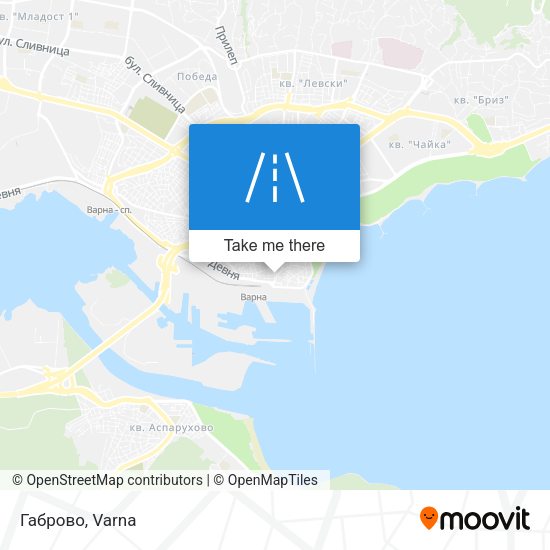 Габрово map