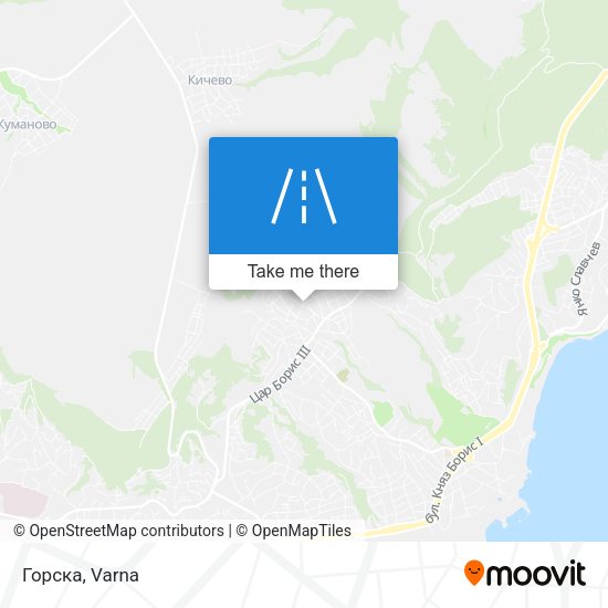 Горска map