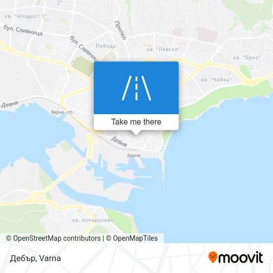 Дебър map