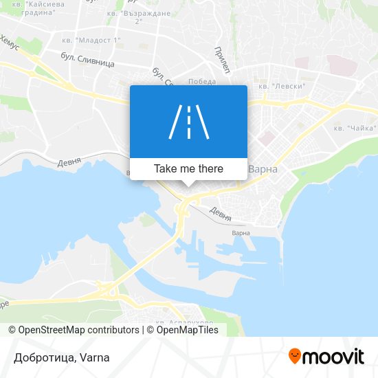 Добротица map