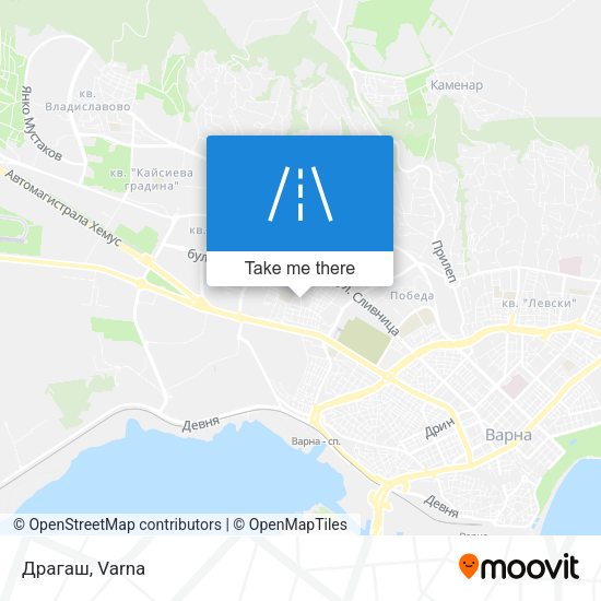 Драгаш map