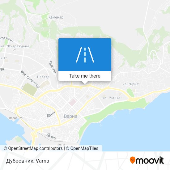Дубровник map