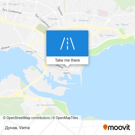 Дунав map