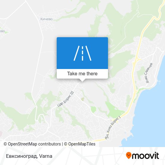 Евксиноград map