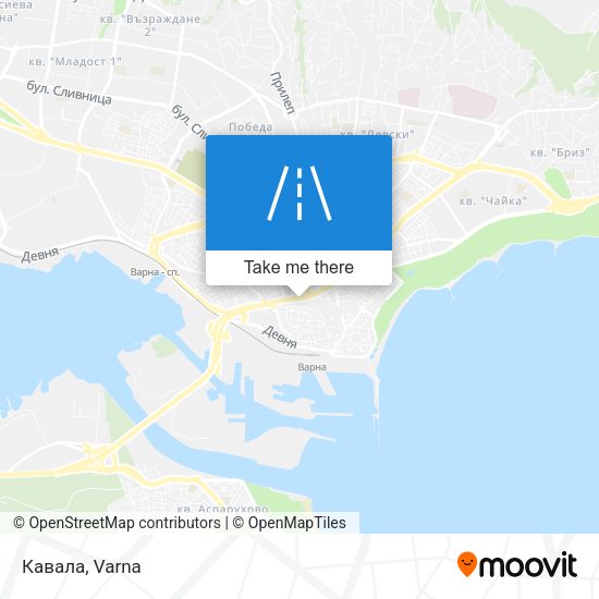 Кавала map