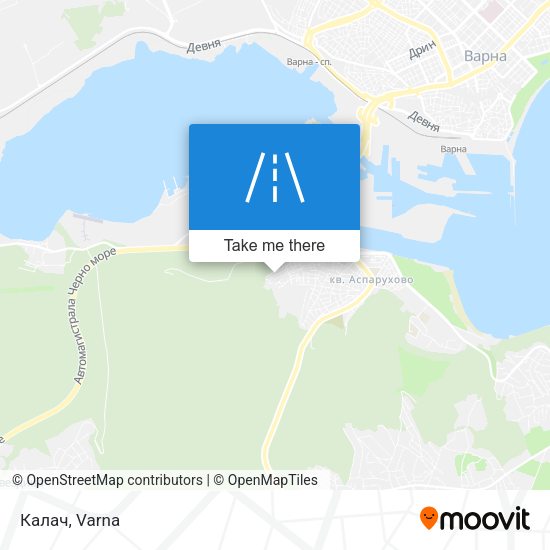 Калач map