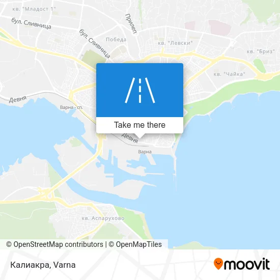 Карта Калиакра