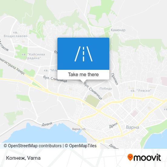 Копнеж map