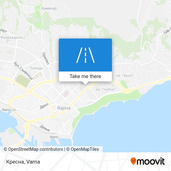 Кресна map