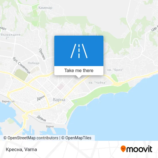 Карта Кресна