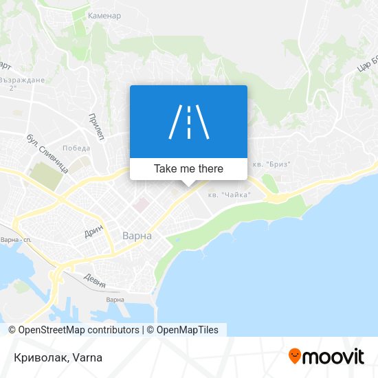 Карта Криволак