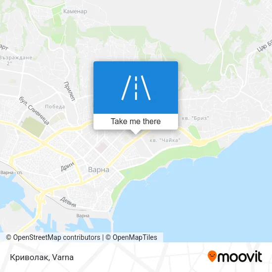 Карта Криволак
