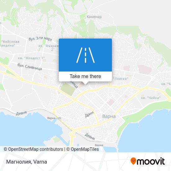 Магнолия map