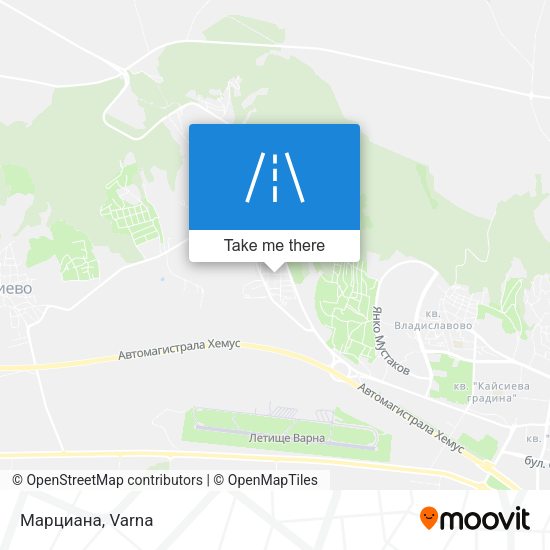 Марциана map