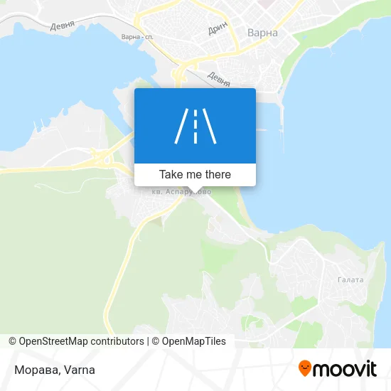 Карта Морава