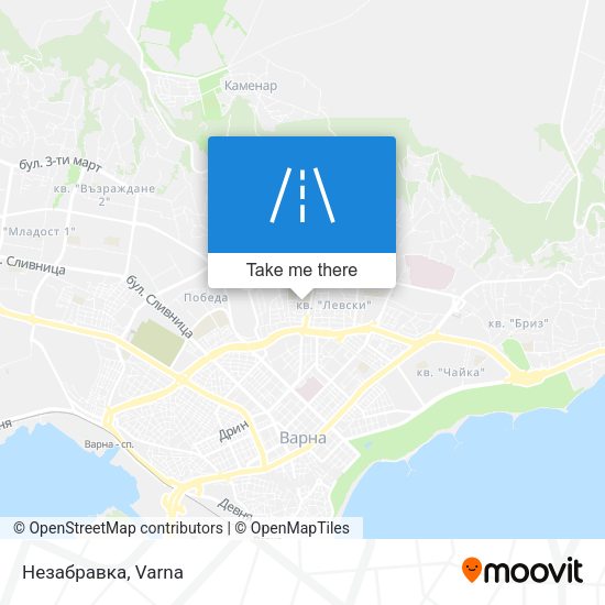 Незабравка map