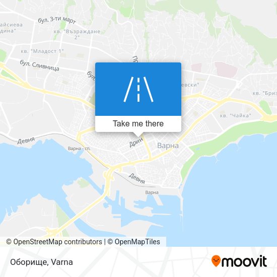 Карта Оборище