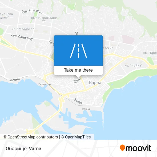Карта Оборище