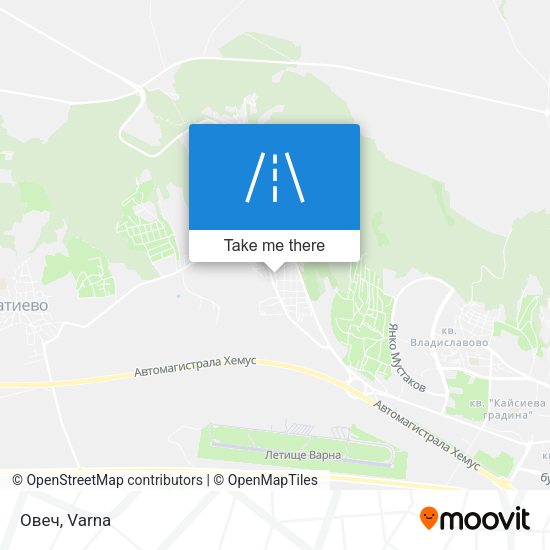 Карта Овеч