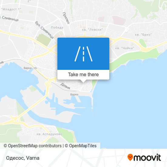 Одесос map