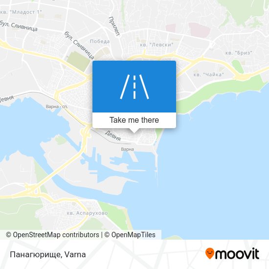 Карта Панагюрище