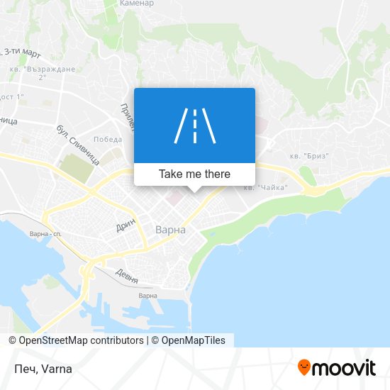 Печ map