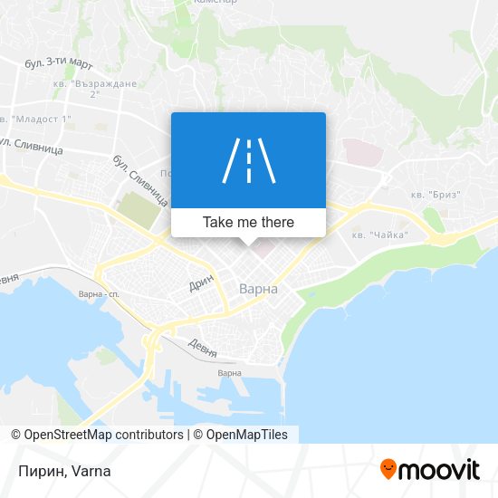Пирин map