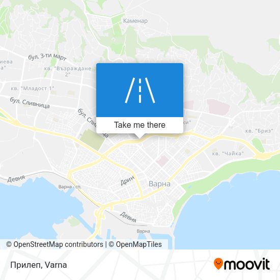 Прилеп map