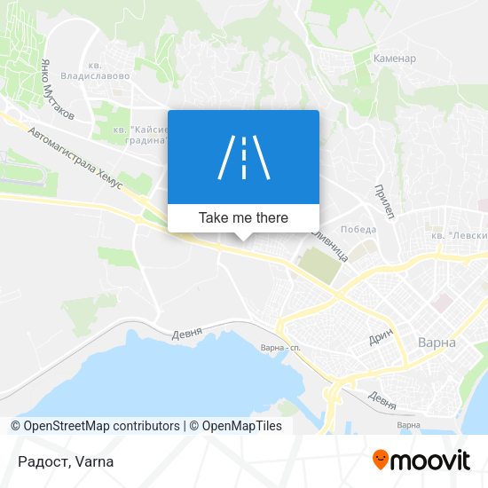 Радост map