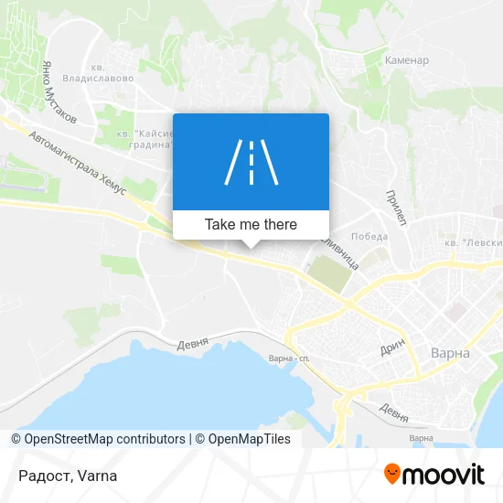 Карта Радост