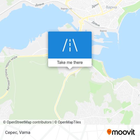 Карта Серес