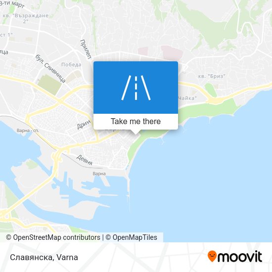 Славянска map