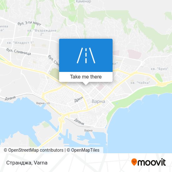 Странджа map