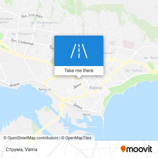 Карта Струма
