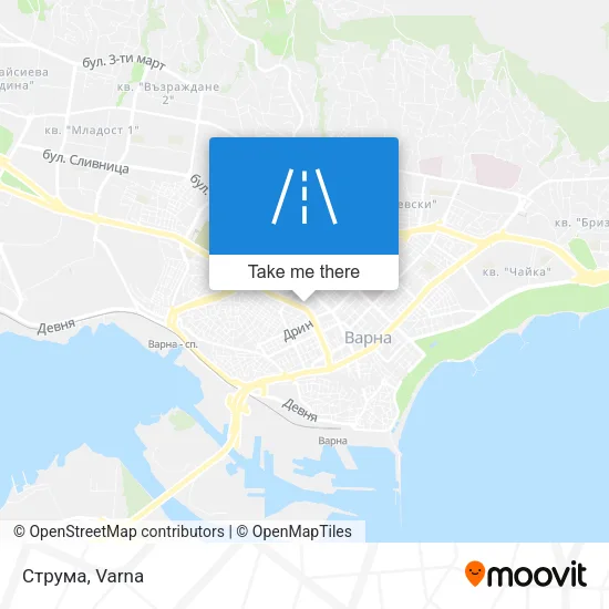 Карта Струма