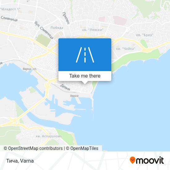 Тича map