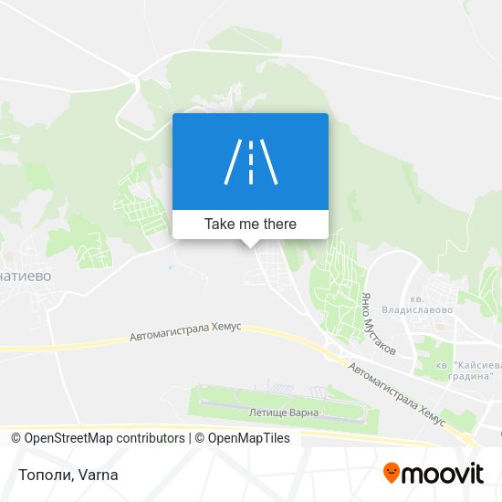 Карта Тополи