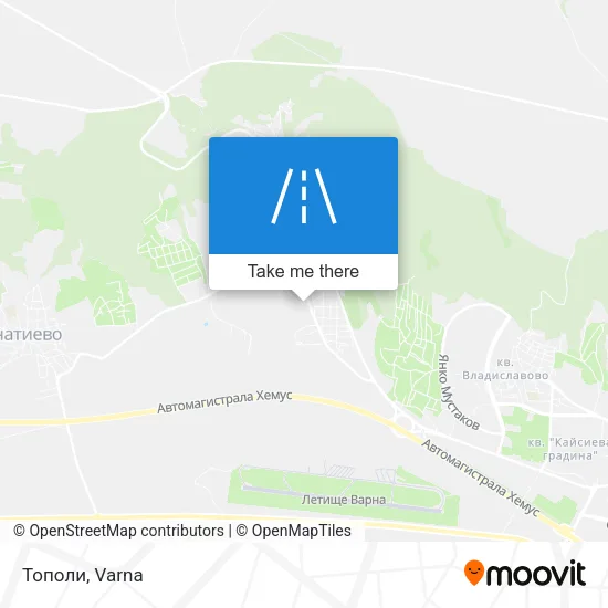 Карта Тополи