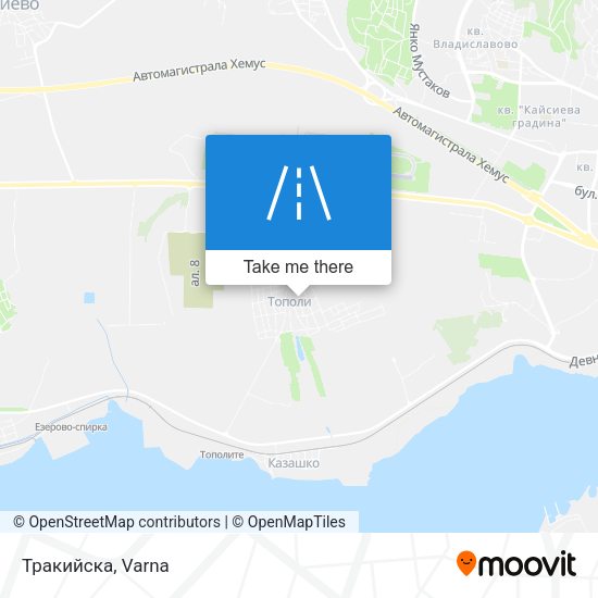 Тракийска map